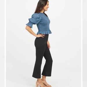 Spanx perfect black flare pant